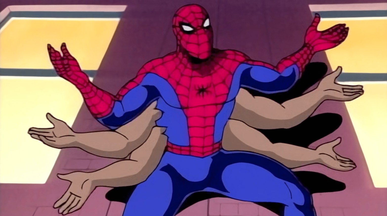 spider-man six arms animated series