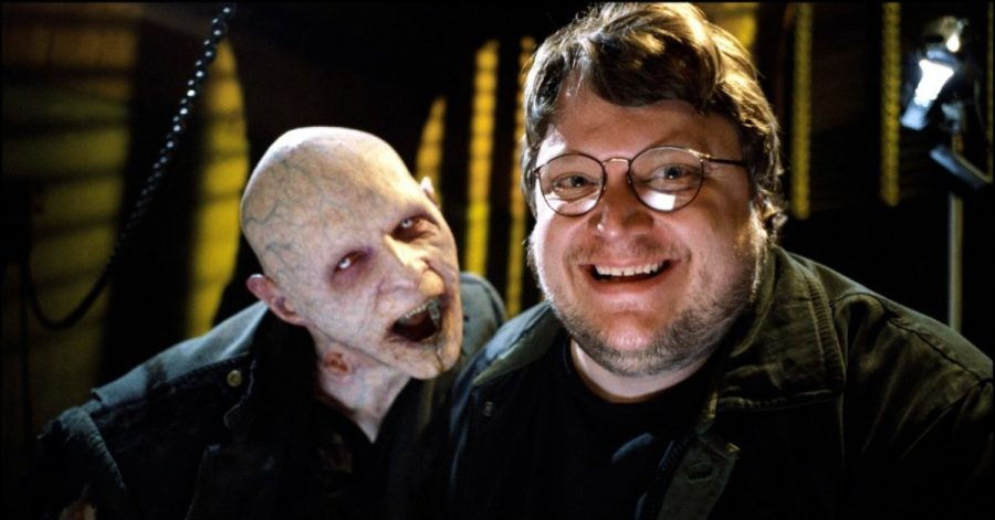 guillermo del toro on the set of blade ii